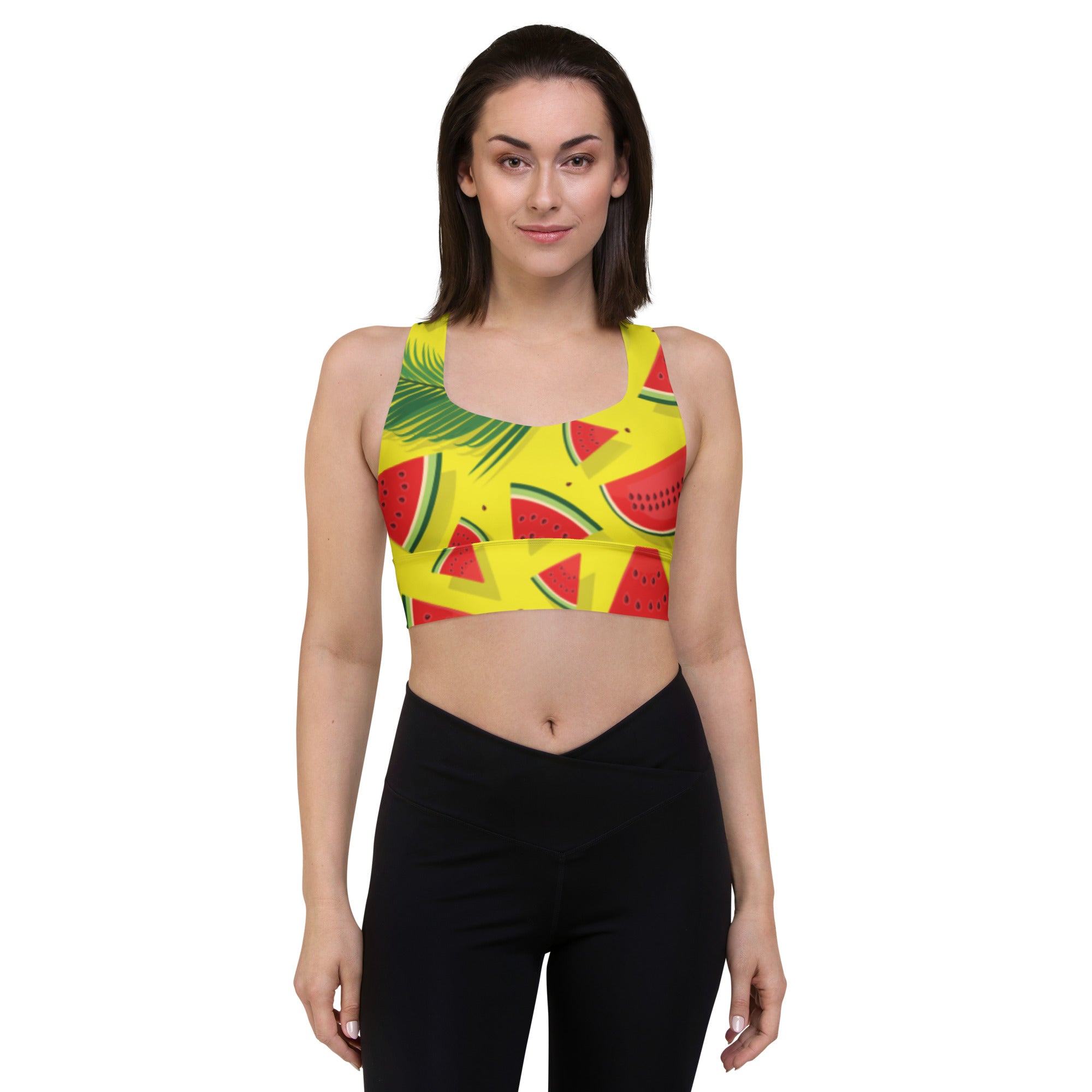 Watermelon Longline sports bra