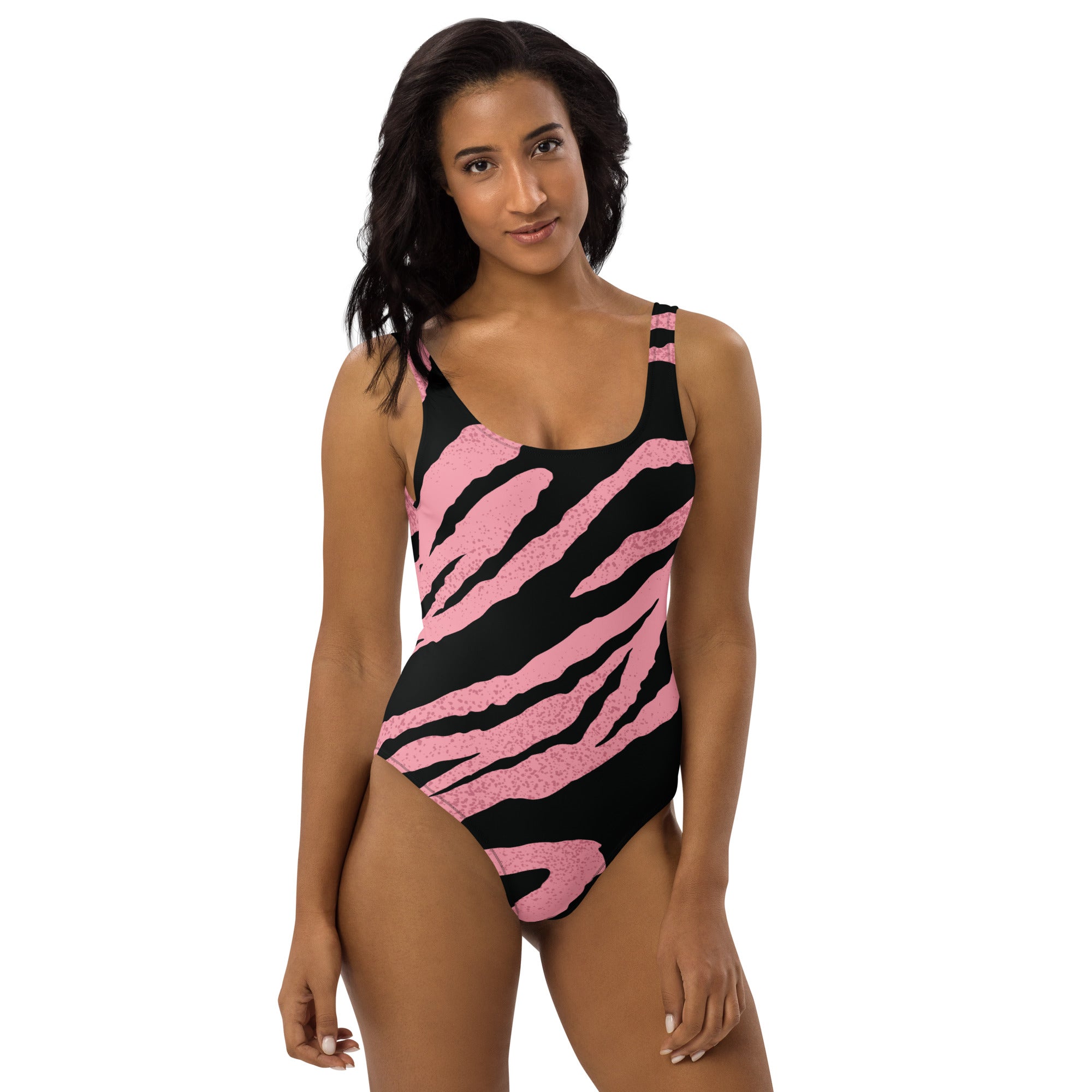 Pink Tiger One-Piece Swimsuit