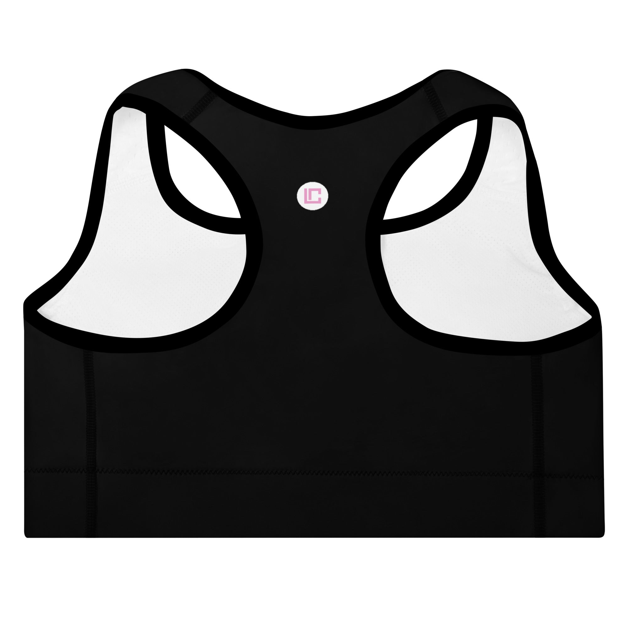 Lovable Cuties Black Padded Sports Bra