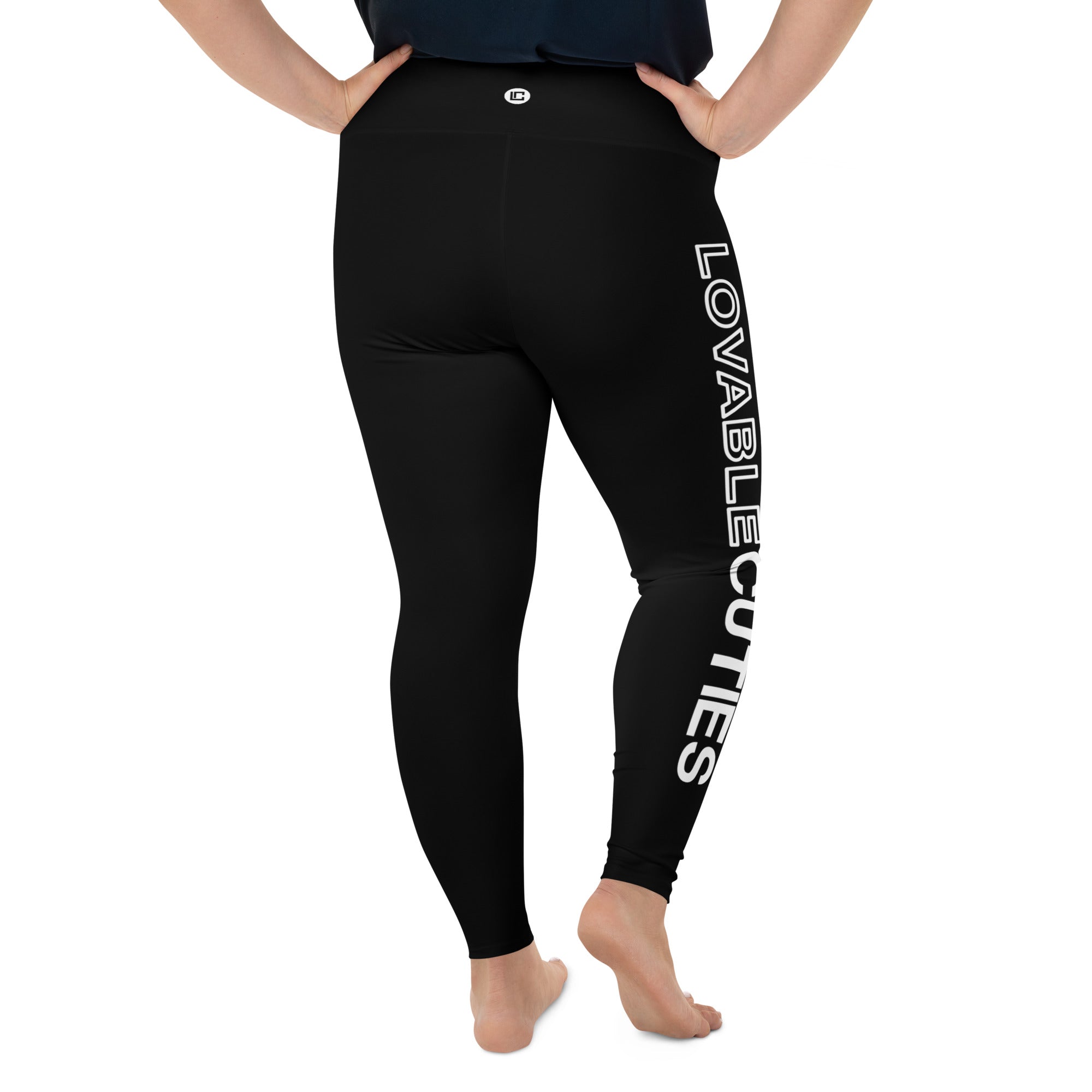 Lovable Cuties Black Plus Size Leggings