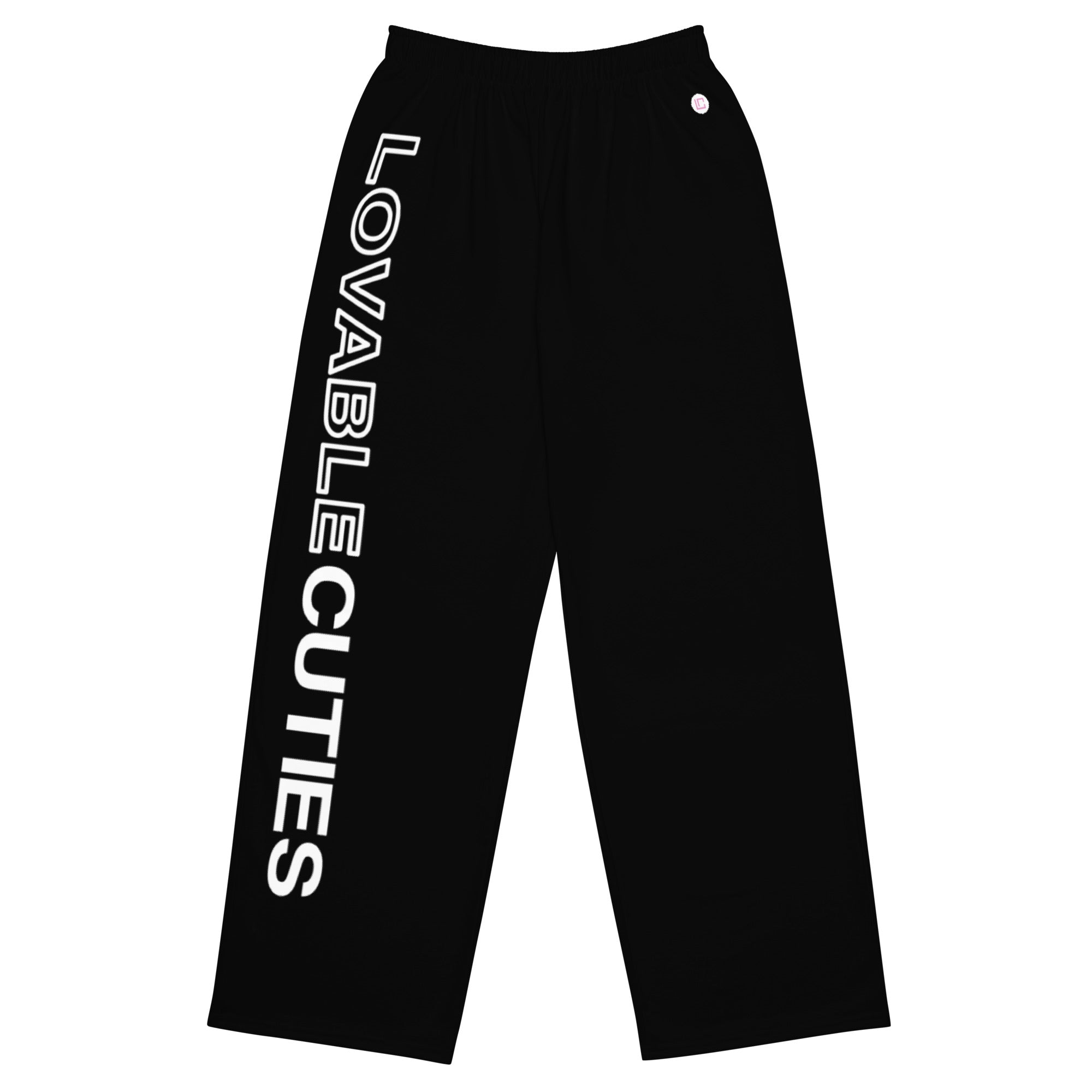 Lovable Cuties Black Wide-Leg Pants