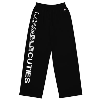 Lovable Cuties Black Wide-Leg Pants