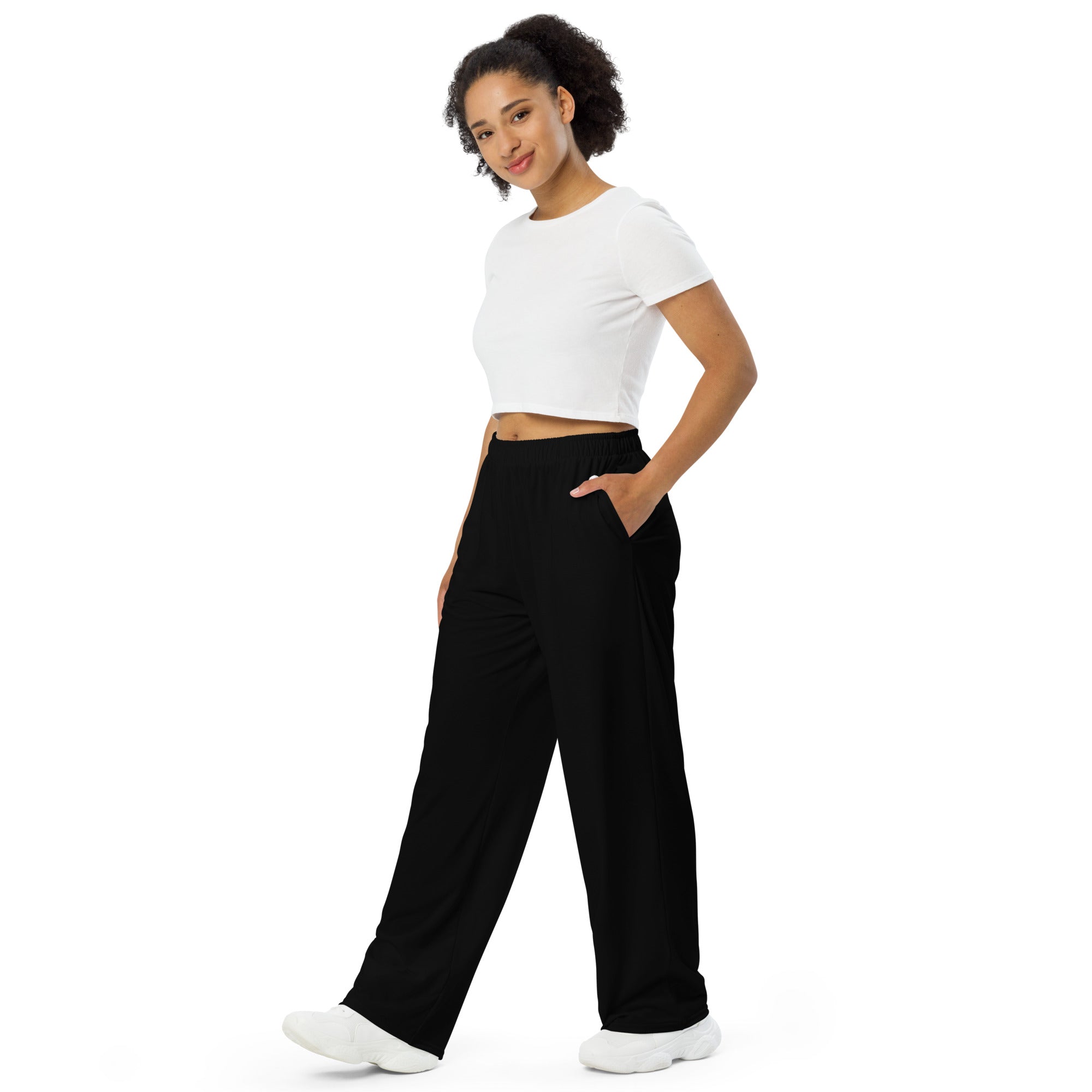 Lovable Cuties Black Wide-Leg Pants