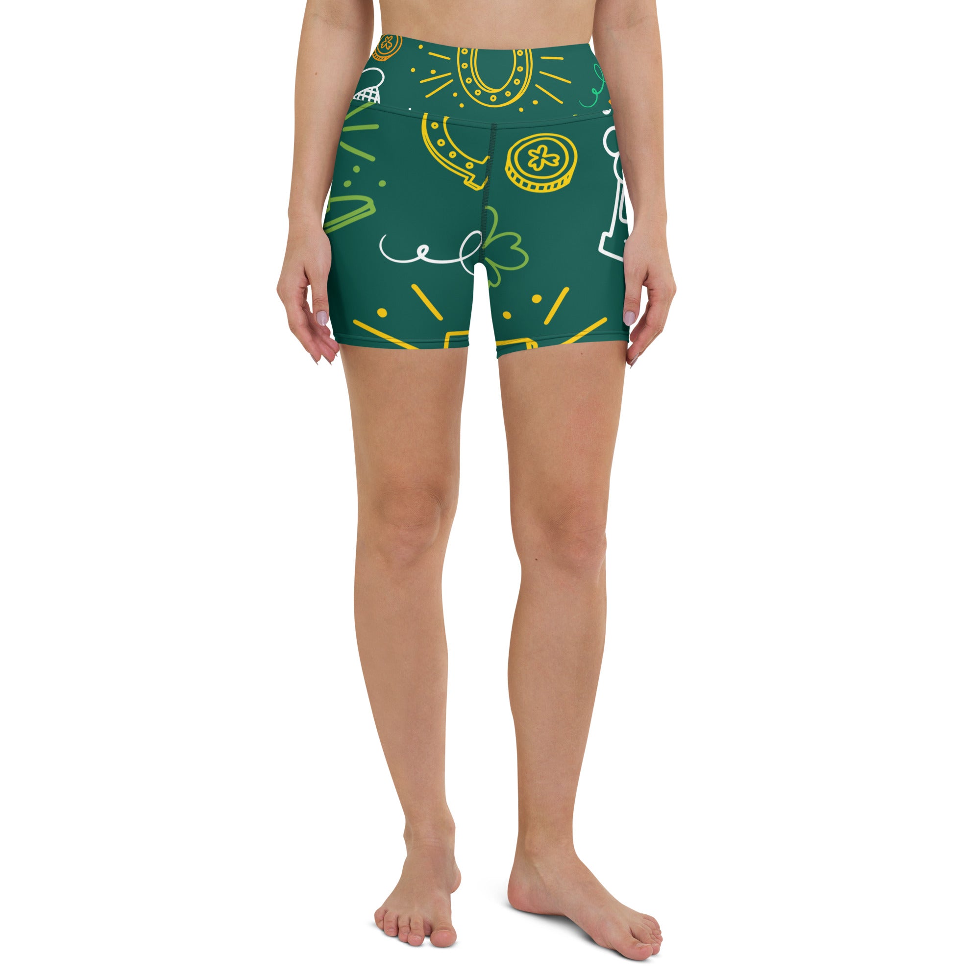 Lucky Irish Yoga Shorts