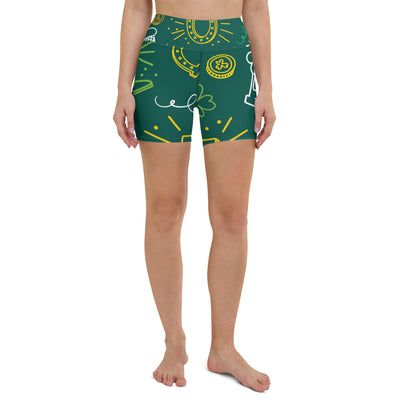 Lucky Irish Yoga Shorts