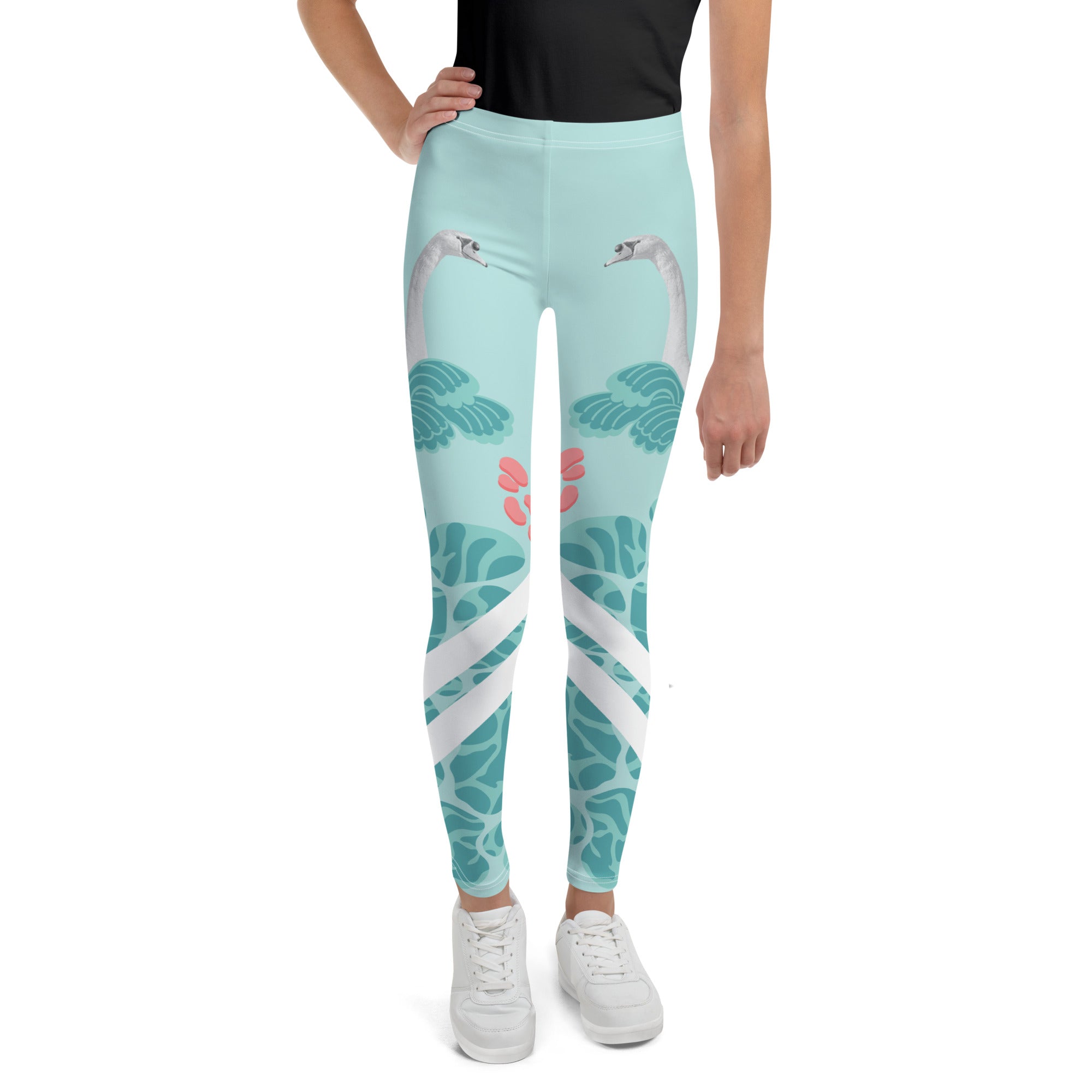 Youth Swan Leggings