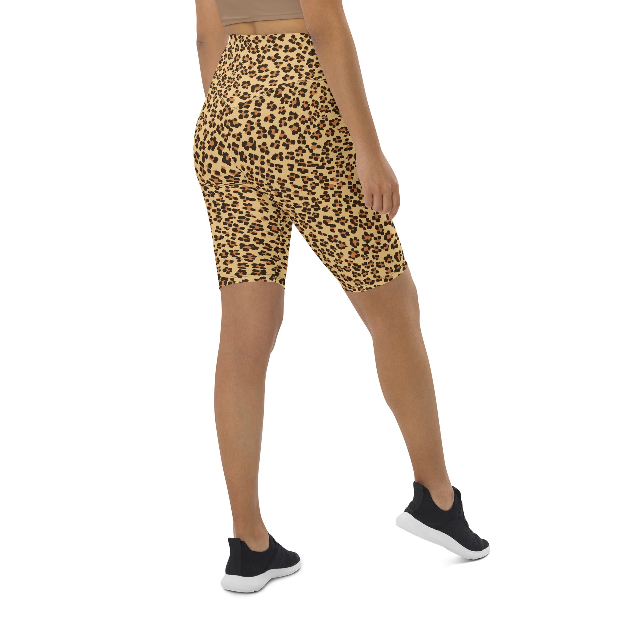 Leopard Biker Shorts