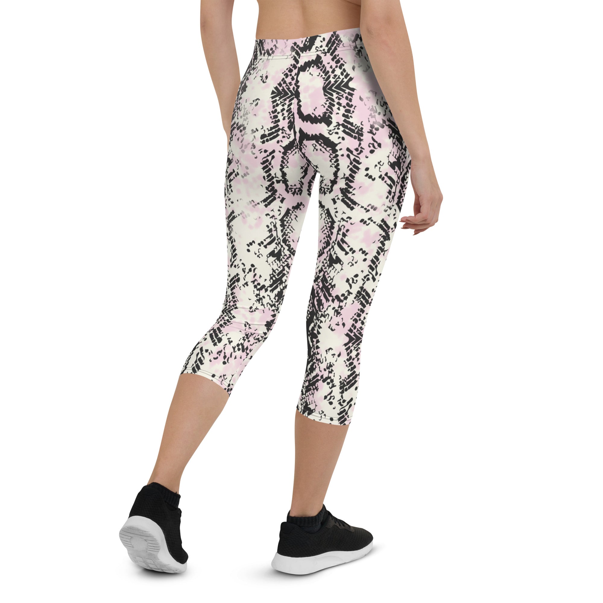 Snake Skin Capri Leggings