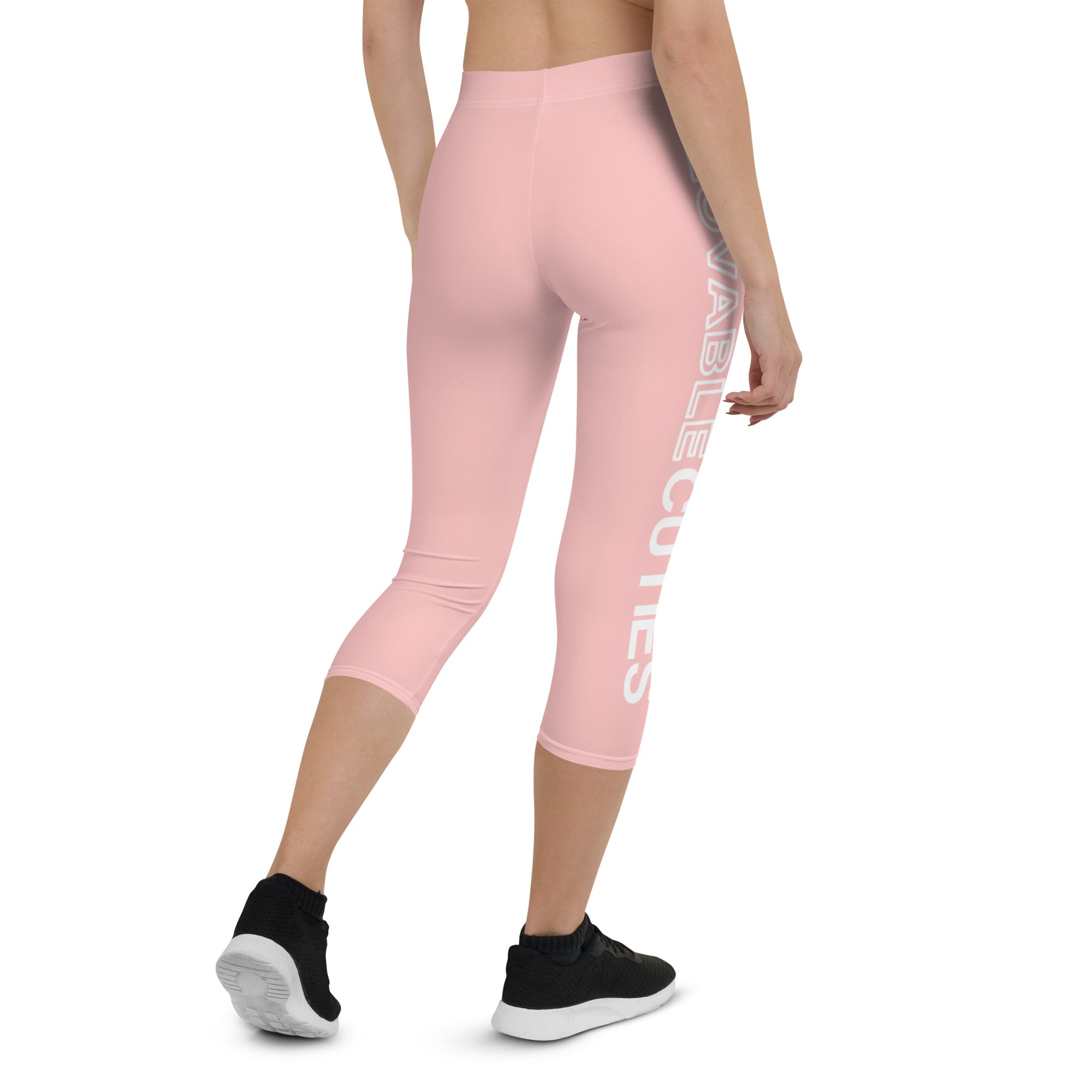 Lovable Cuties Pink Capri Leggings