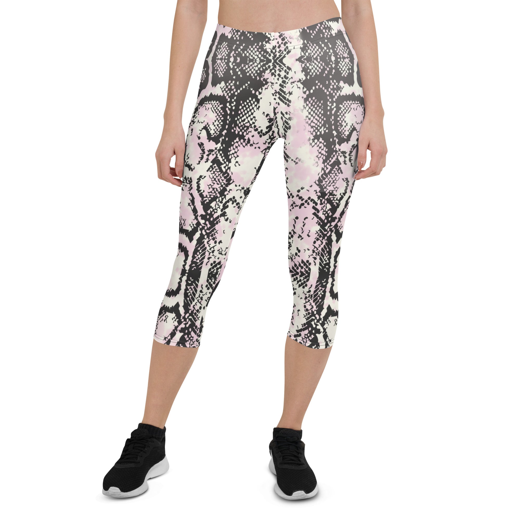 Snake Skin Capri Leggings