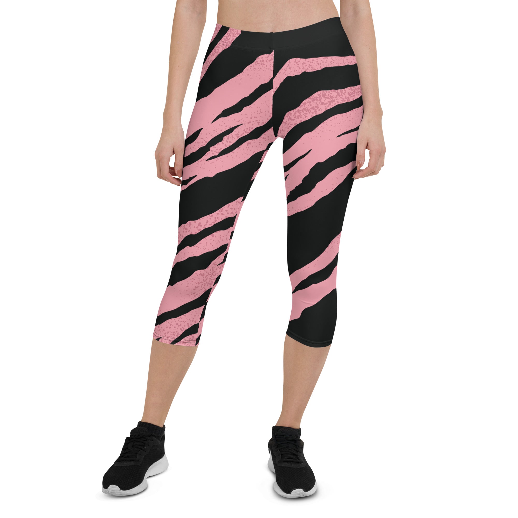 Pink Tiger Capri Leggings