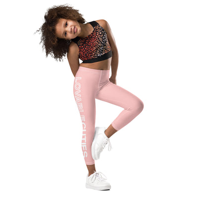 Lovable Cuties Pink Kid's Leggings