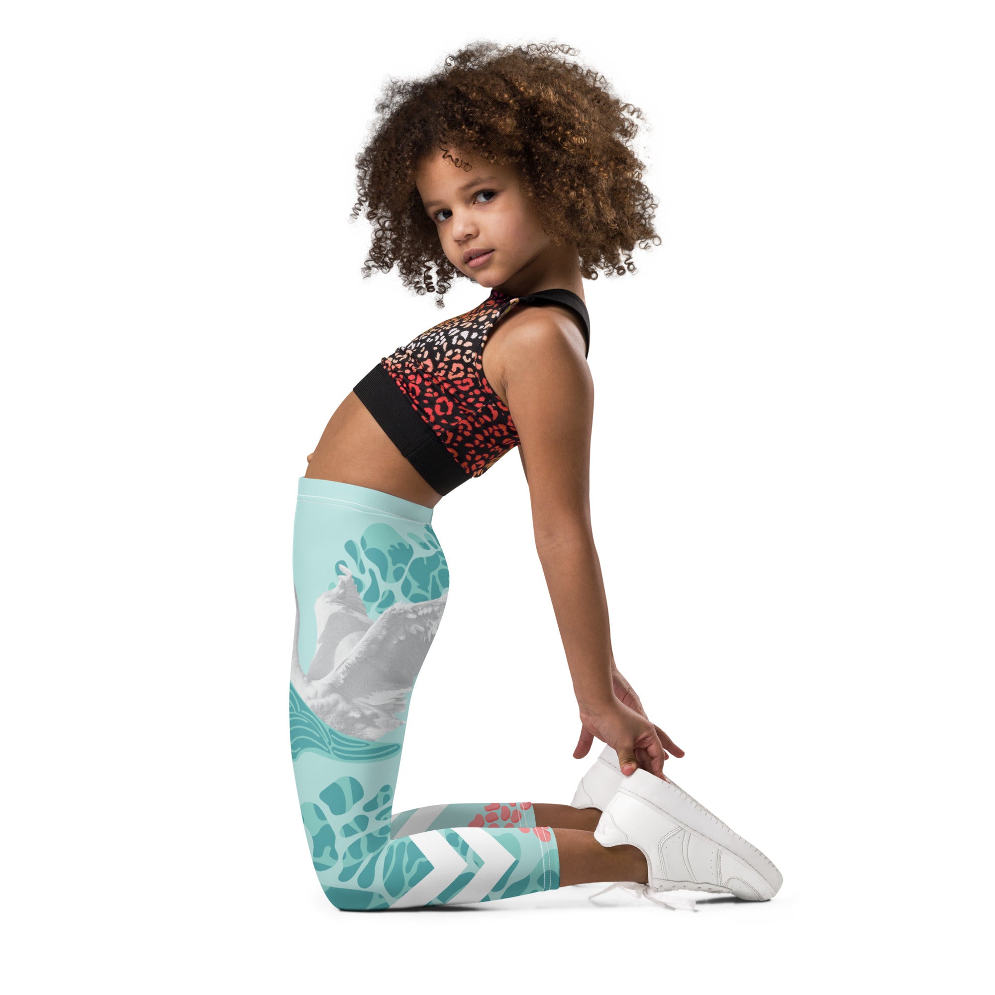 Kid's Swan Leggings