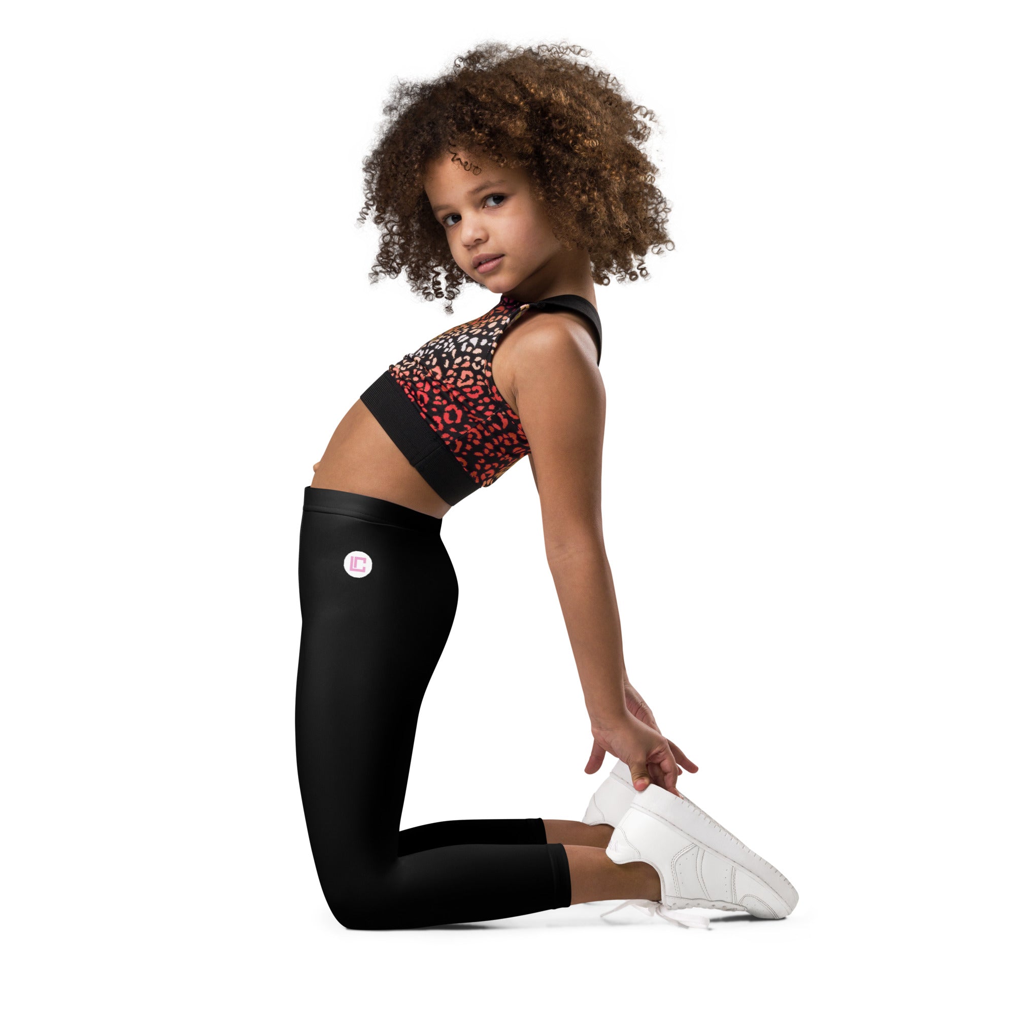 Lovable Cuties Black Kid's Leggings