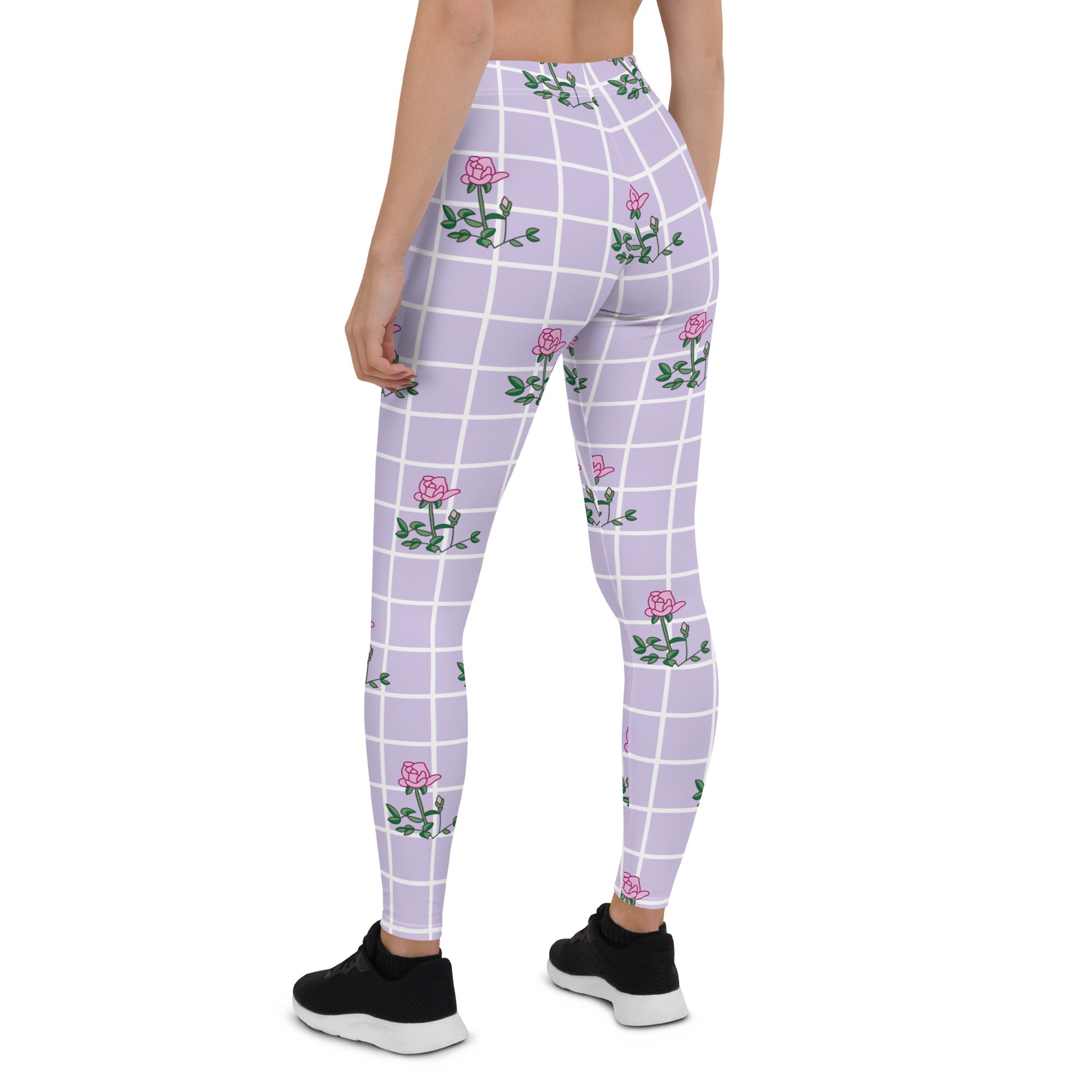 Pink Rose Leggings