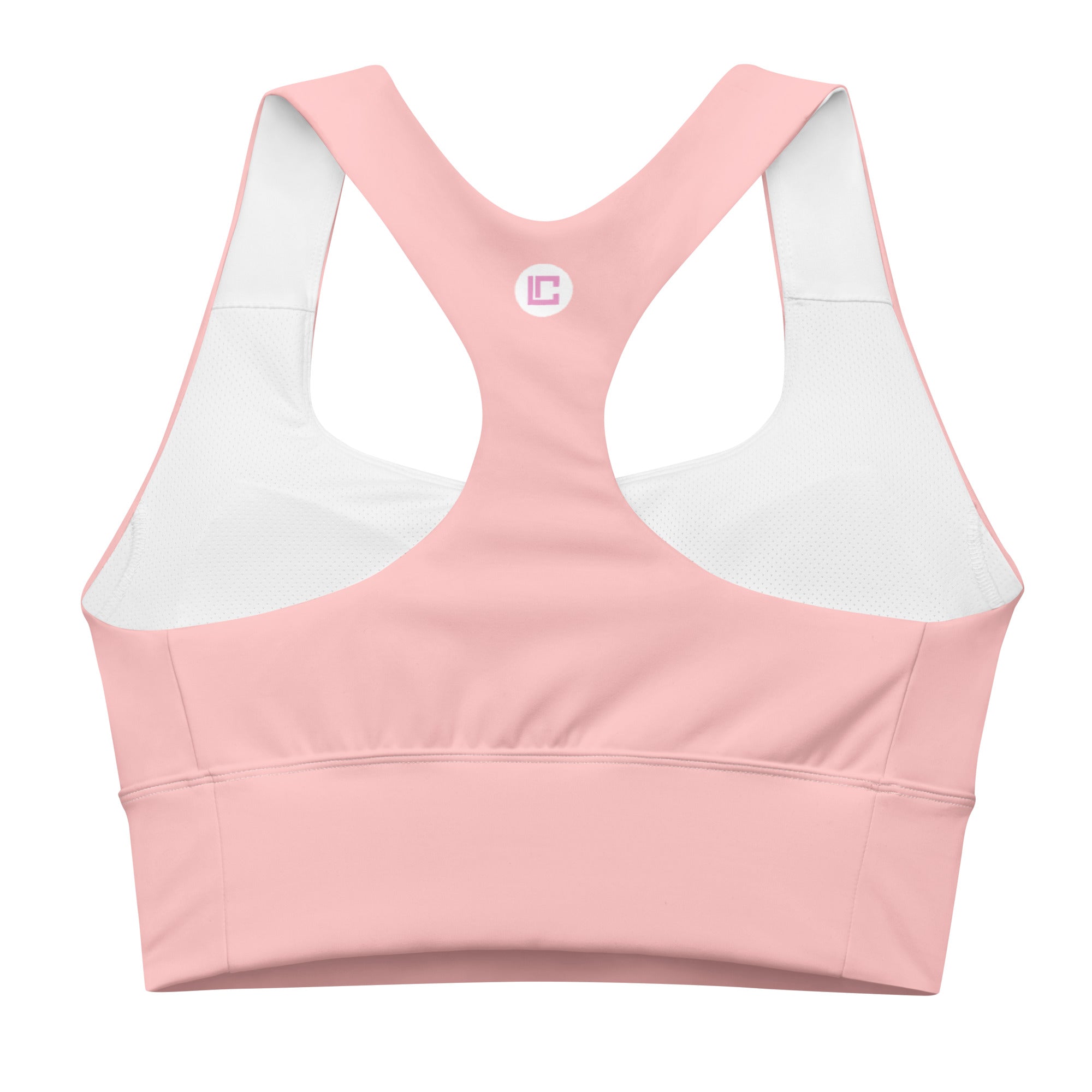 Lovable Cuties Pink Longline Sports Bra