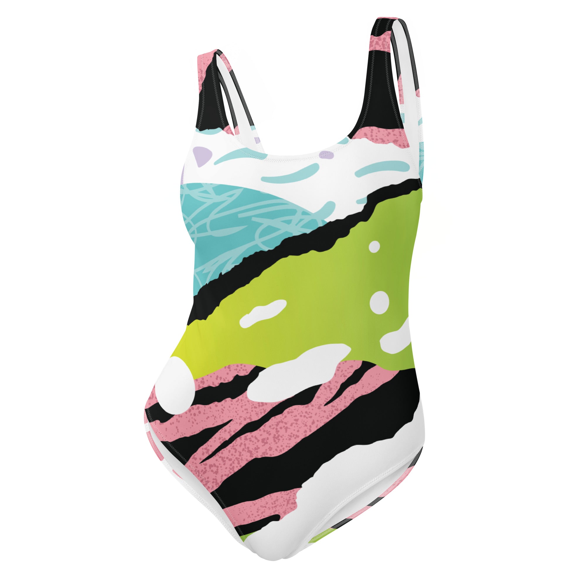 Pink Art One-Piece Swimsuit