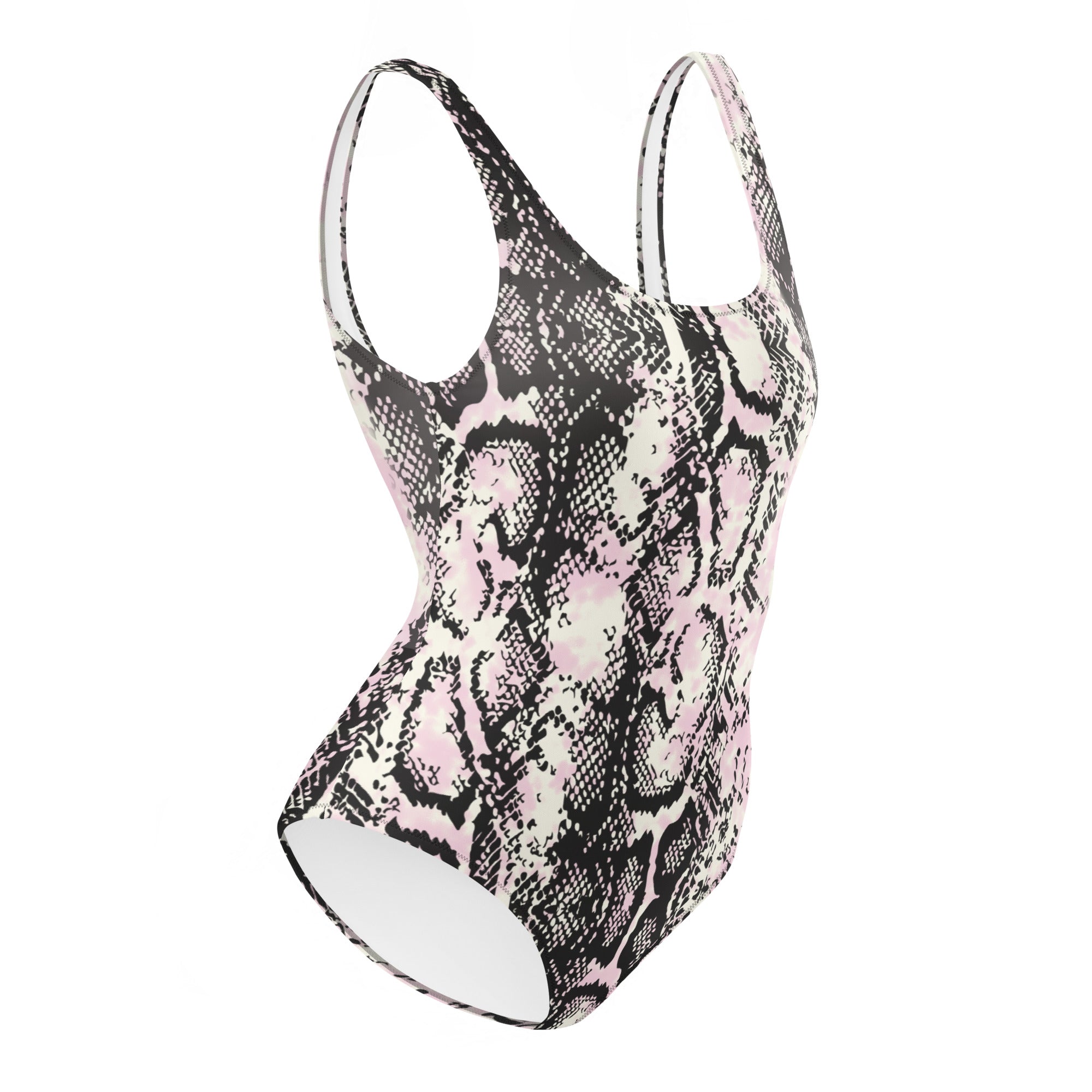 Snake Skin One-Piece Swimsuit