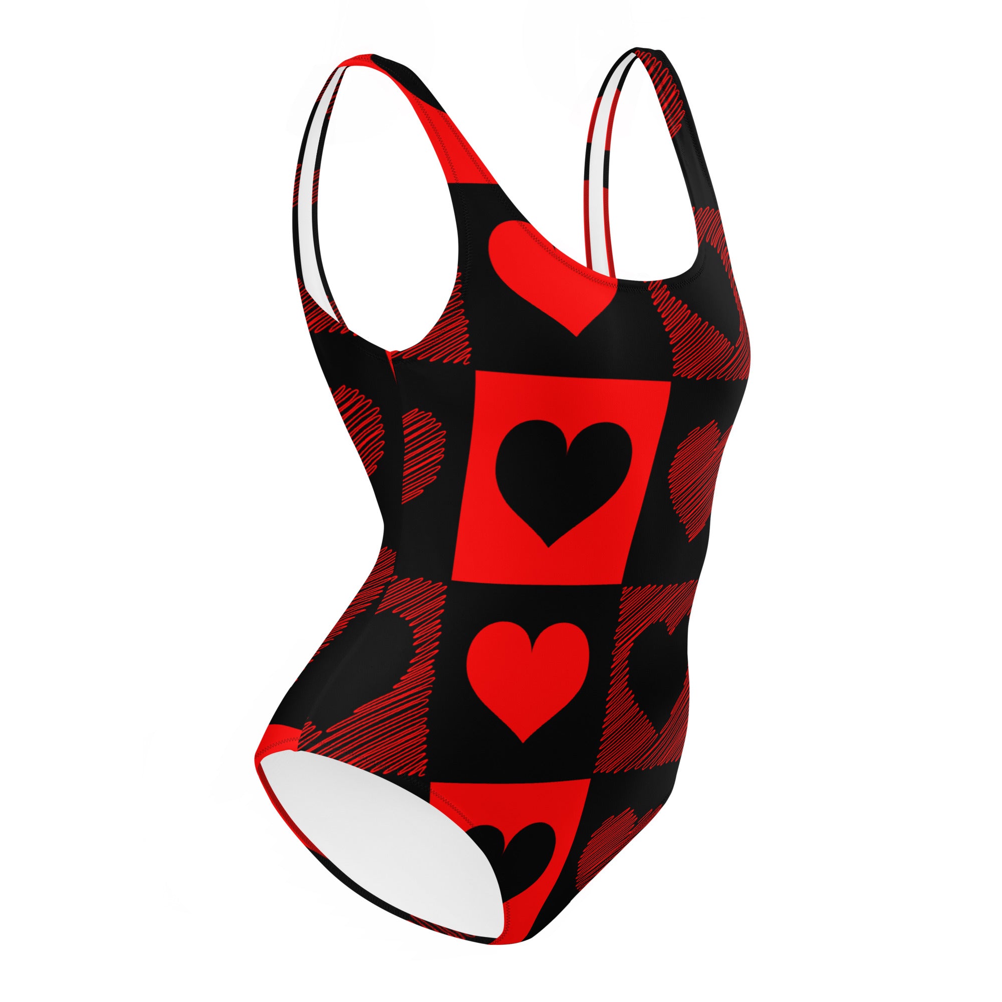 Hearts One-Piece Swimsuit