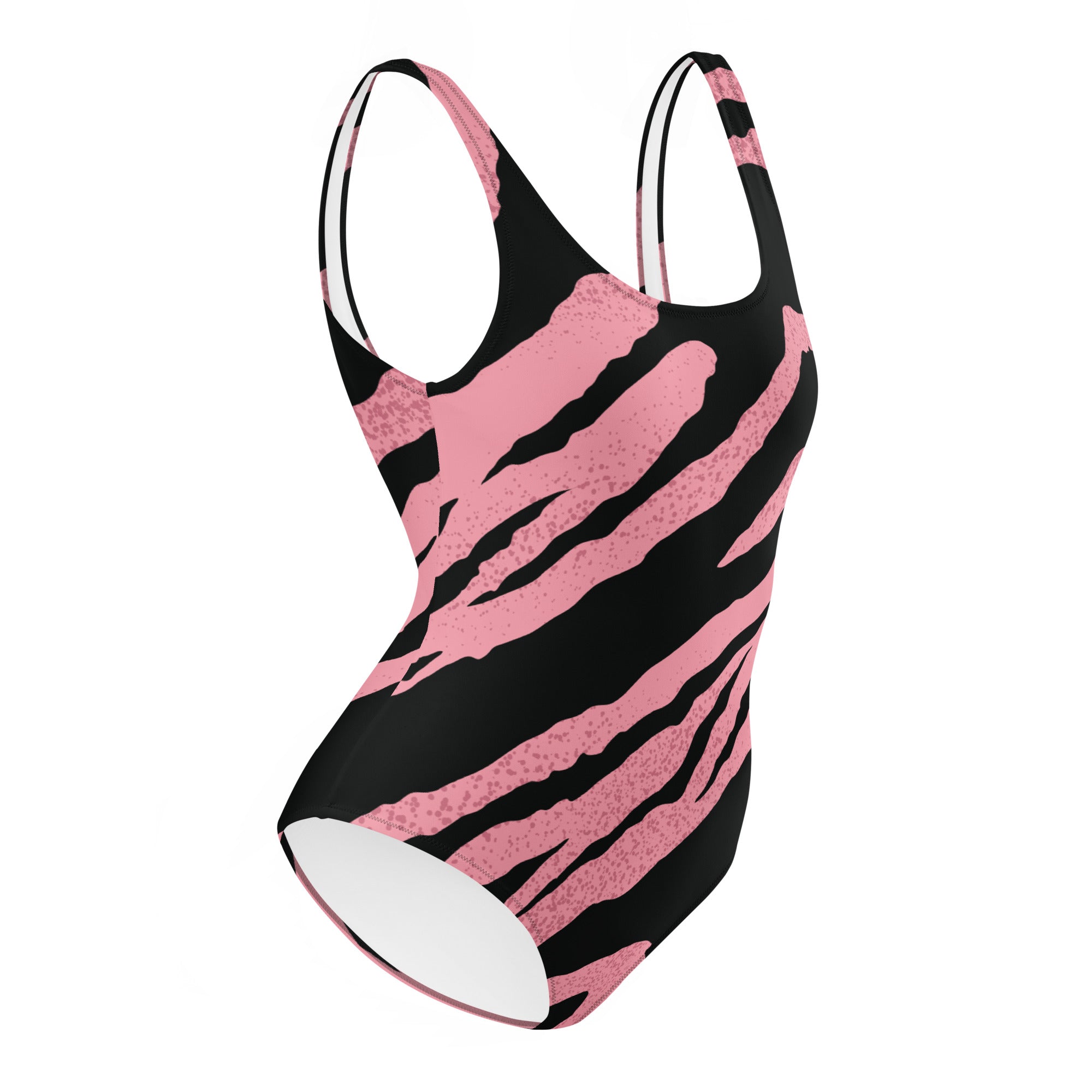 Pink Tiger One-Piece Swimsuit