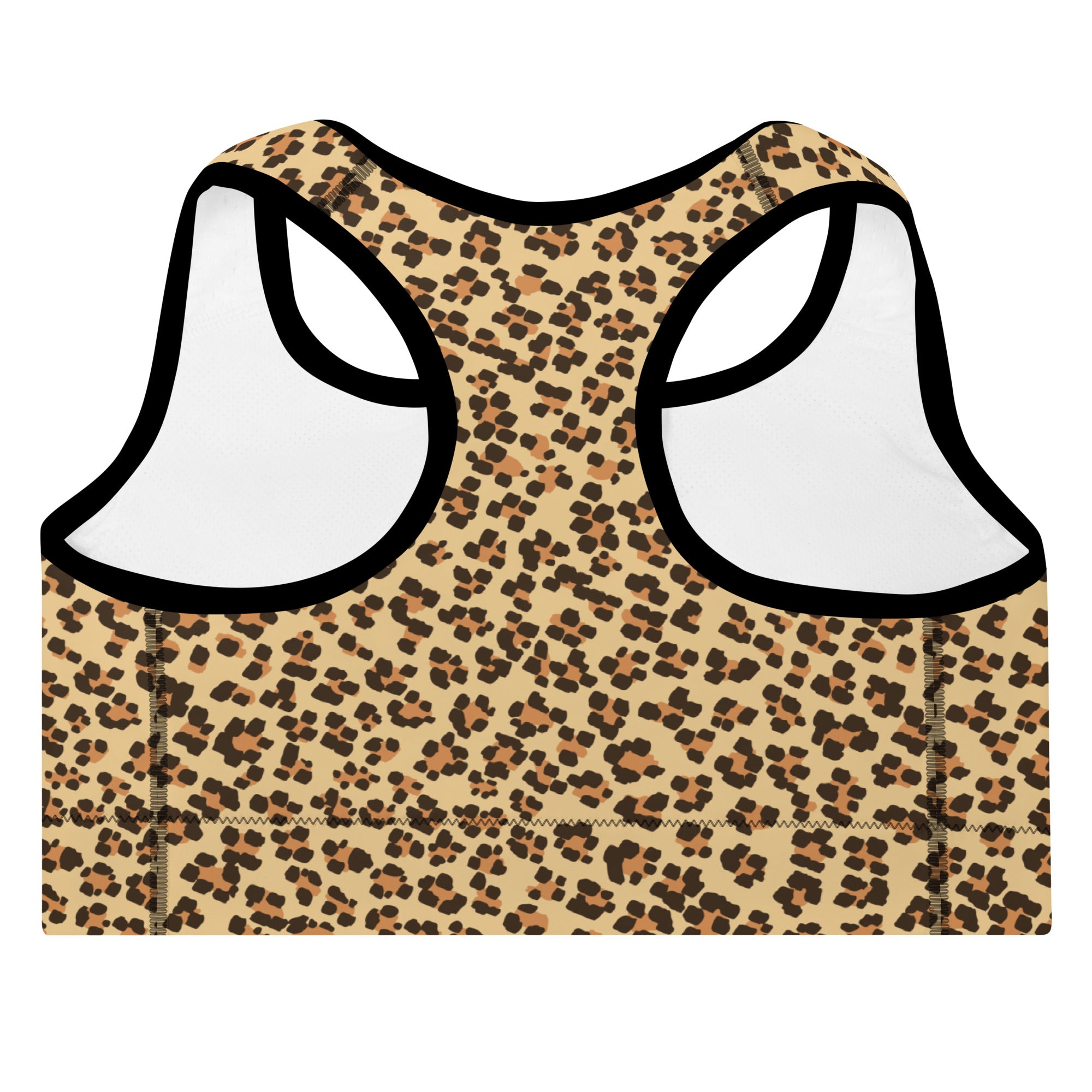 Leopard Padded Sports Bra