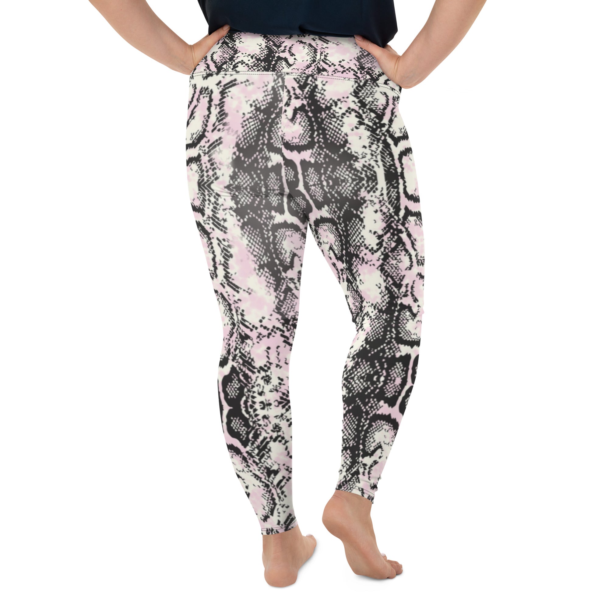 Snake Skin Plus Size Leggings