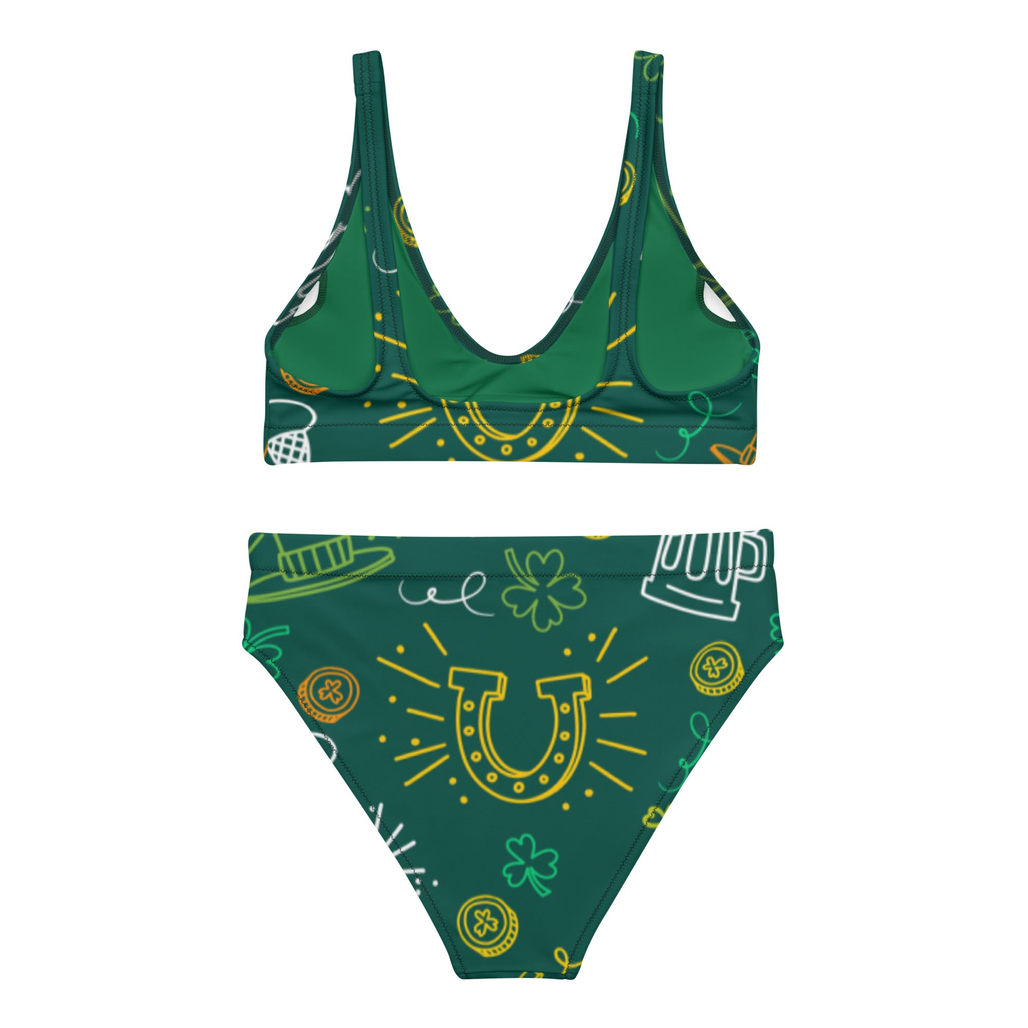 Lucky Irish High-Waisted Bikini