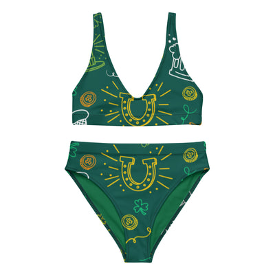 Lucky Irish High-Waisted Bikini