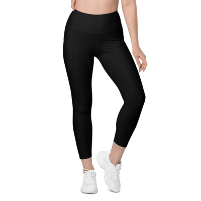 Lovable Cuties Black Leggings with Pockets