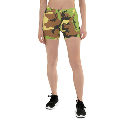 Green Camo Shorts