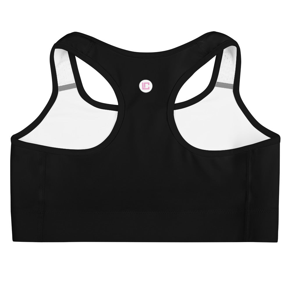 Lovable Cuties Black Sports Bra