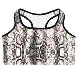 Snake Skin Sports Bra