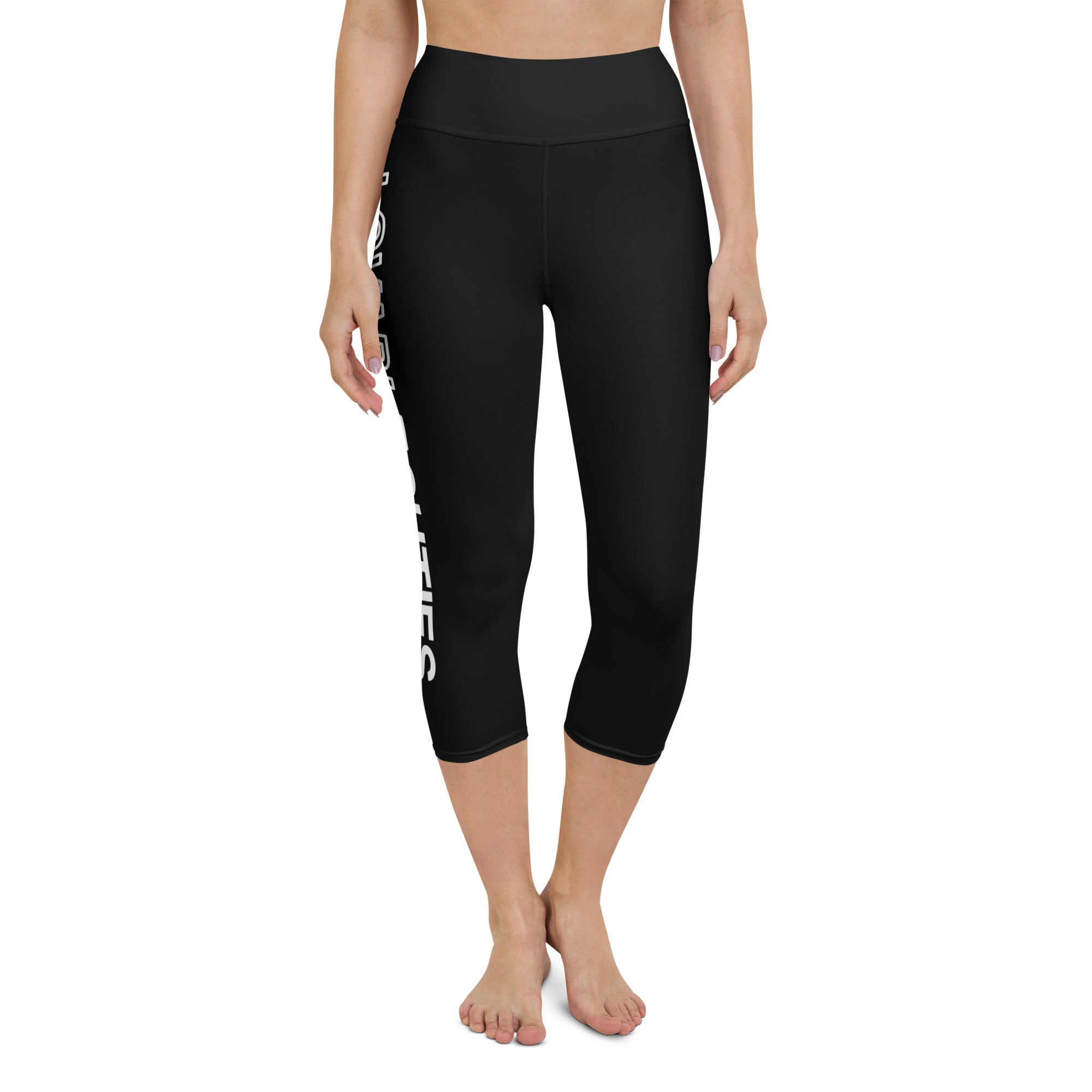 Lovable Cuties Black Yoga Capri Leggings