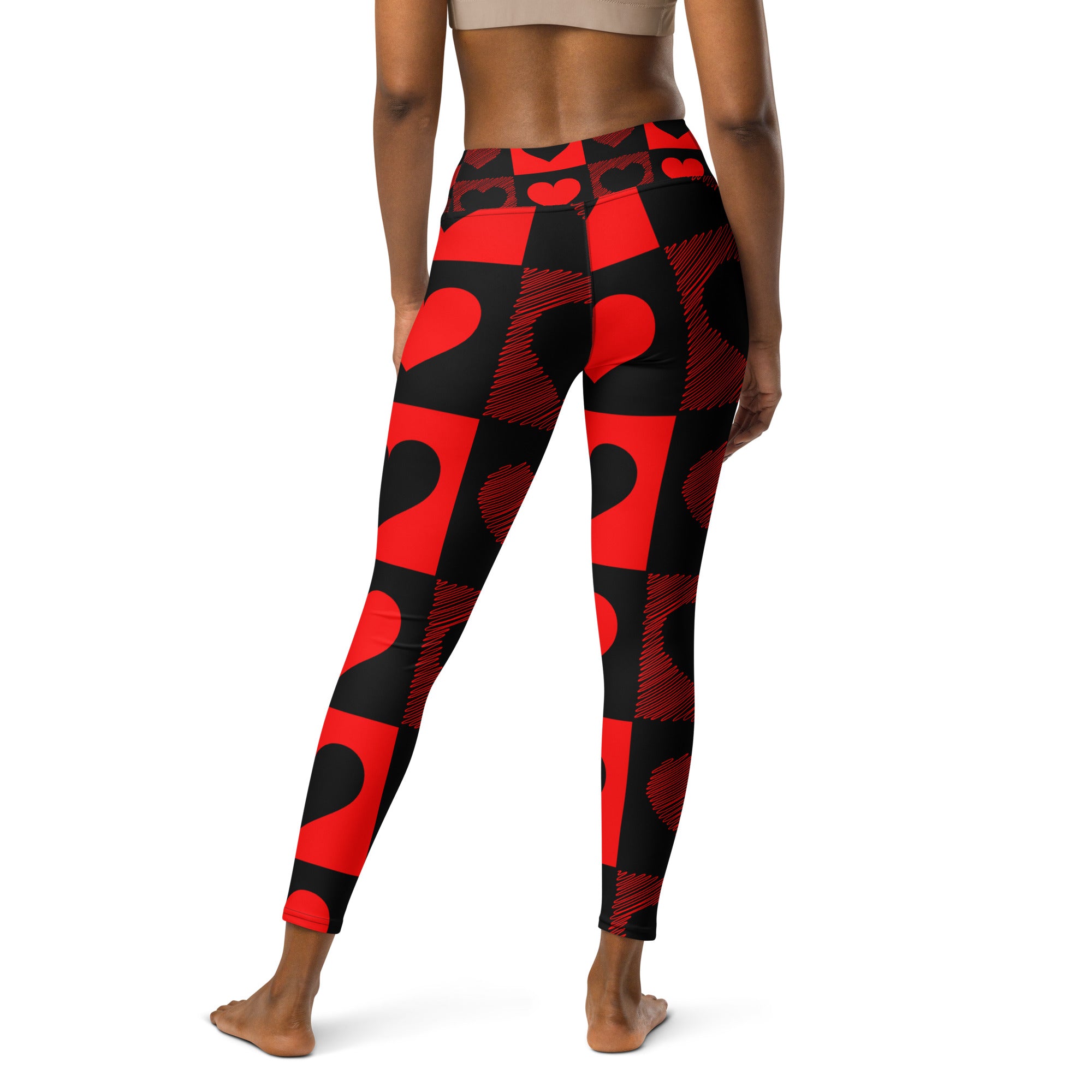 Hearts Yoga Leggings