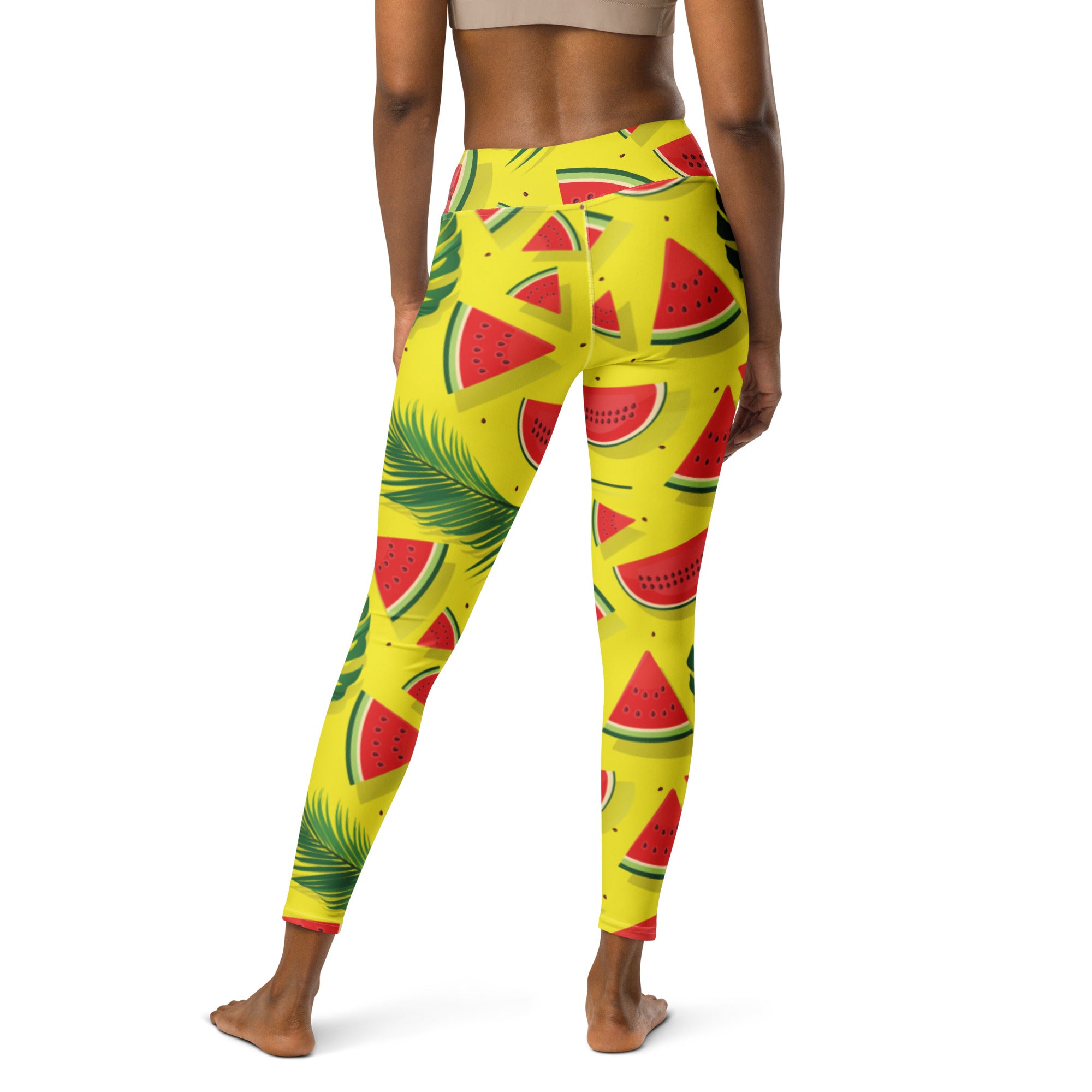 Watermelon Yoga Leggings