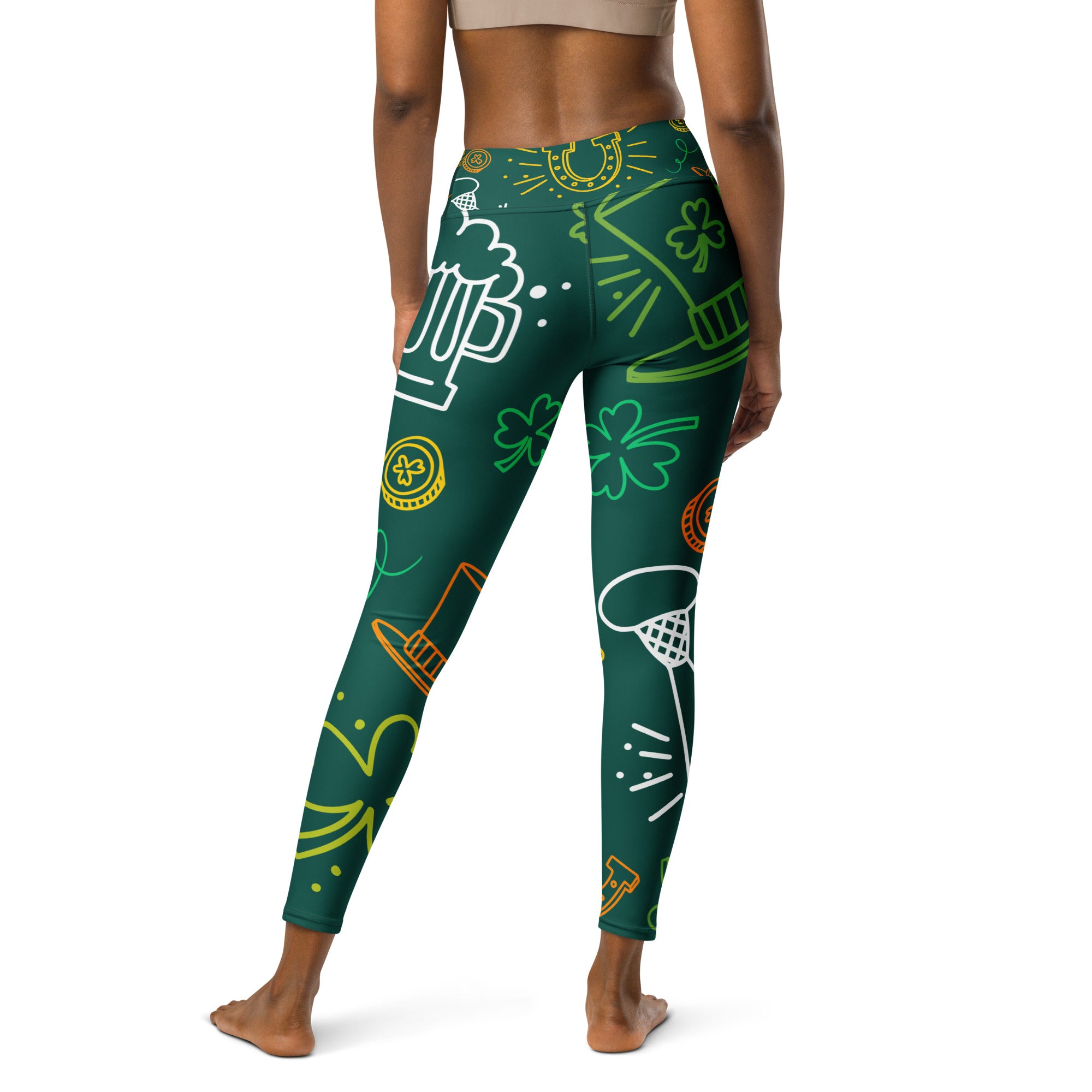 Lucky Irish Yoga Leggings