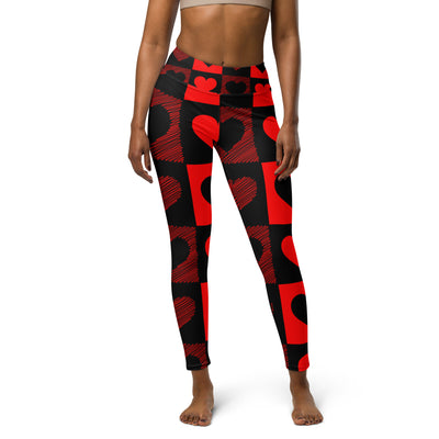 Hearts Yoga Leggings