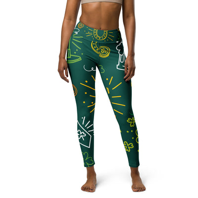 Lucky Irish Yoga Leggings