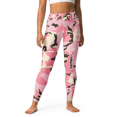 Pink Camo Yoga Leggings