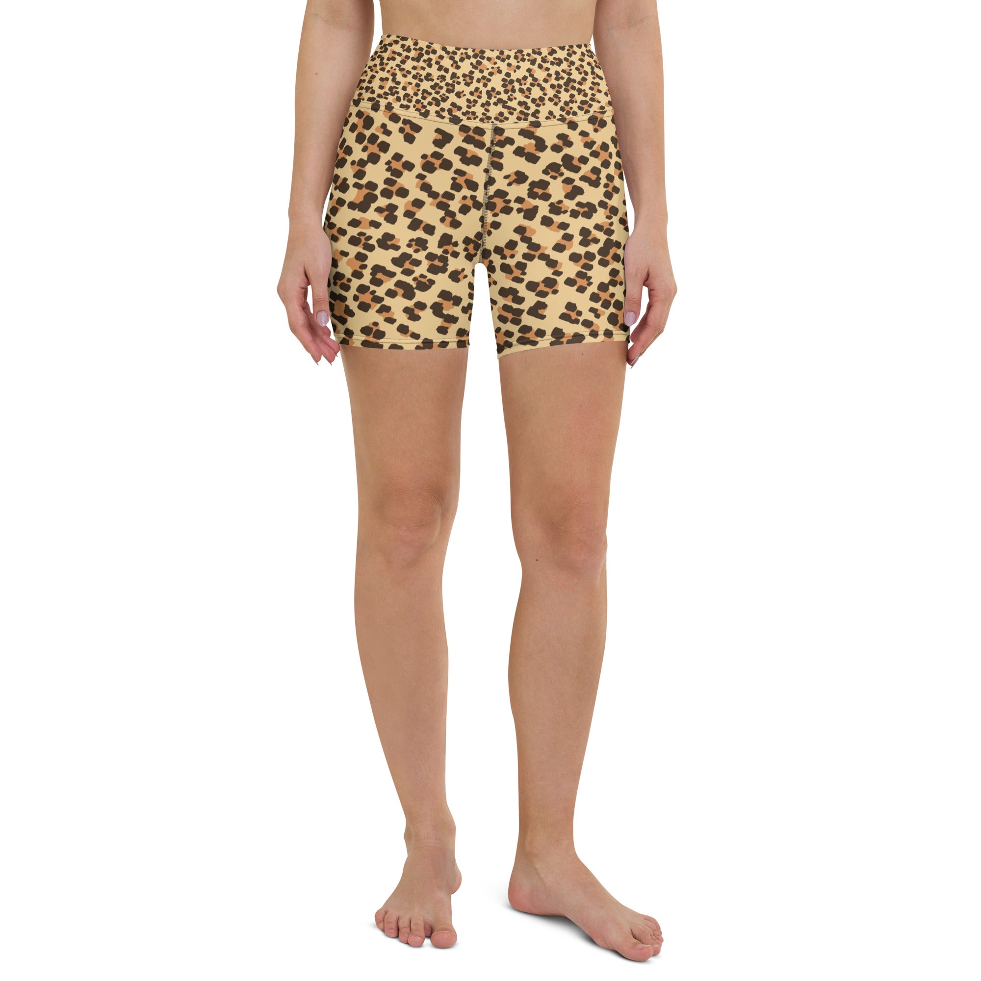 Leopard Yoga Shorts