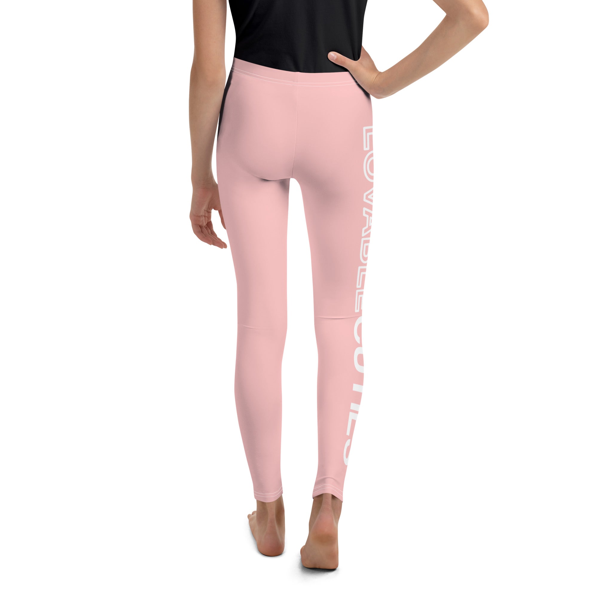 Lovable Cuties Pink Youth Leggings