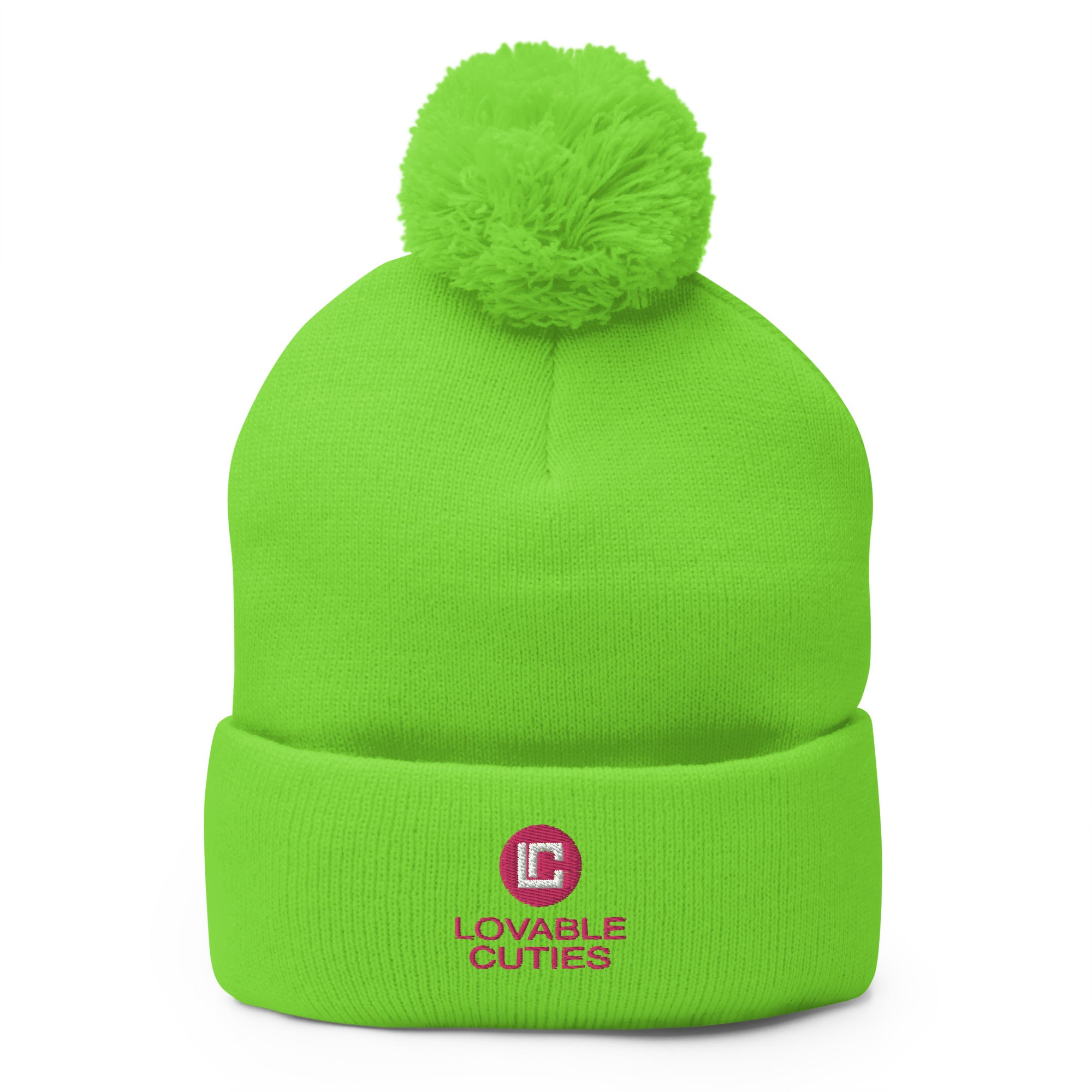 LC Logo Pom-Pom Beanie