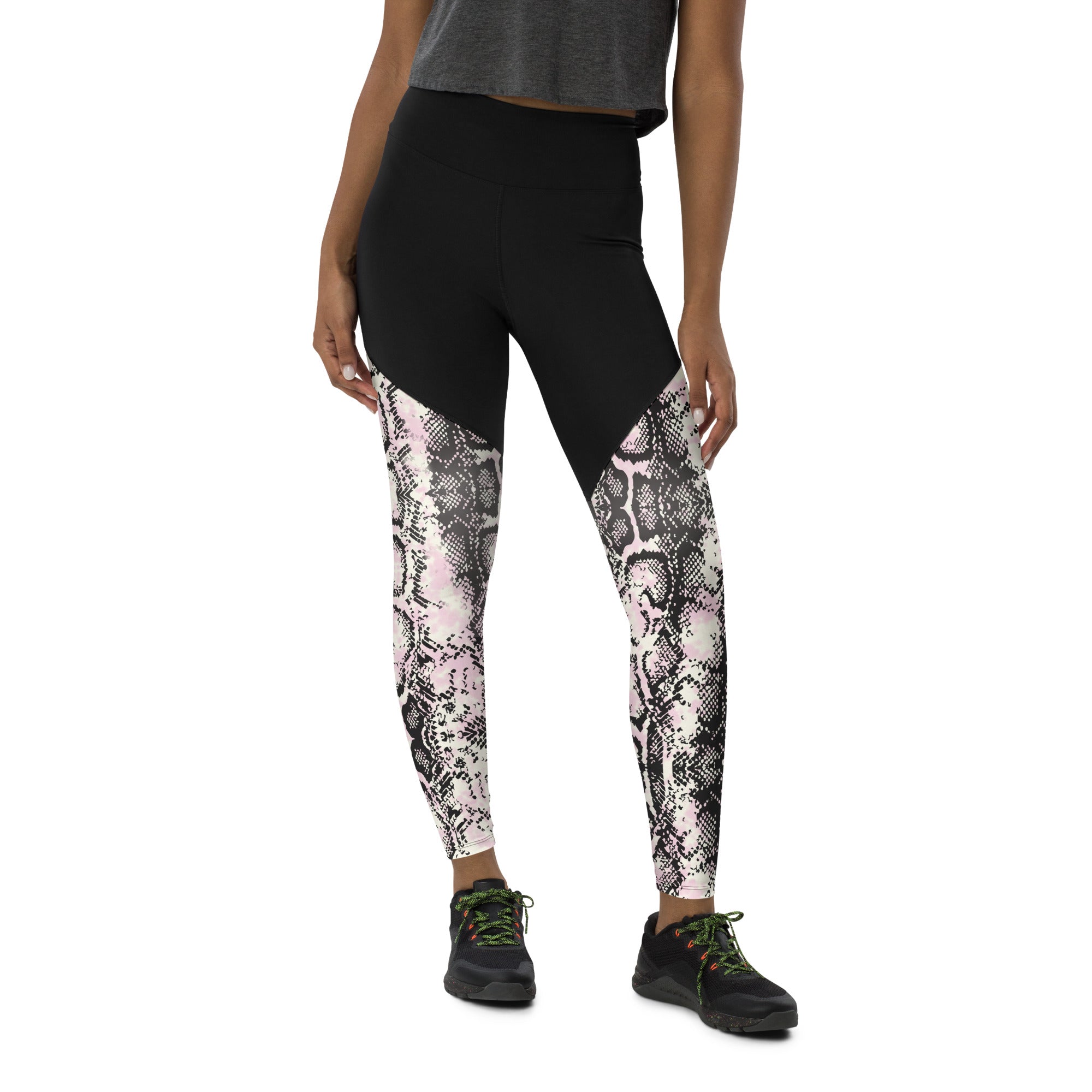 Snake Skin Sports Leggings